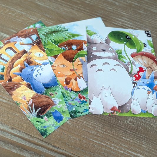 Postkarte - Graue Bären